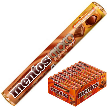 Mentos Schoko-Karamell-Rolle (24x 38gr)