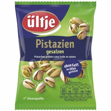Ültje Pistazien ohne Fett geröstet gesalzen